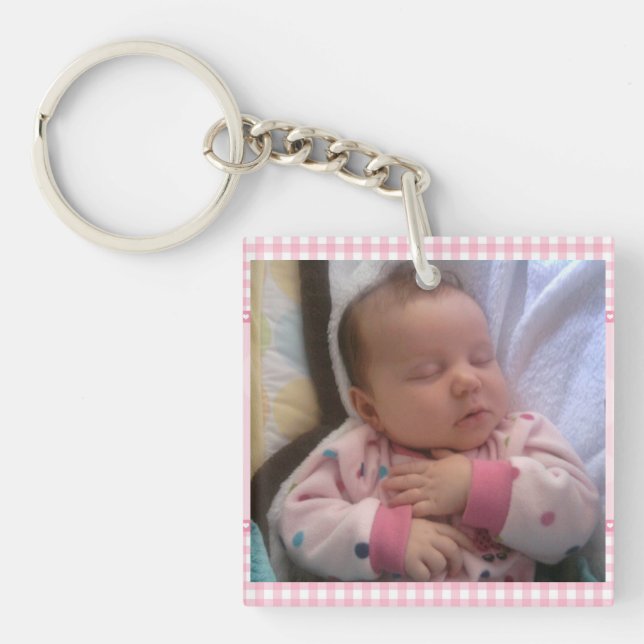 Create Your Own DIY Gift Acrylic Little Girl Keychain (Front)