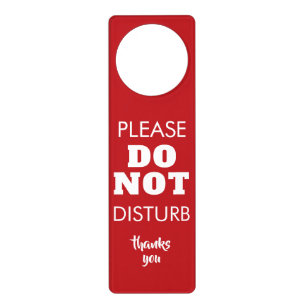 Create Your Own Do Not Disturb Custom Door Hanger