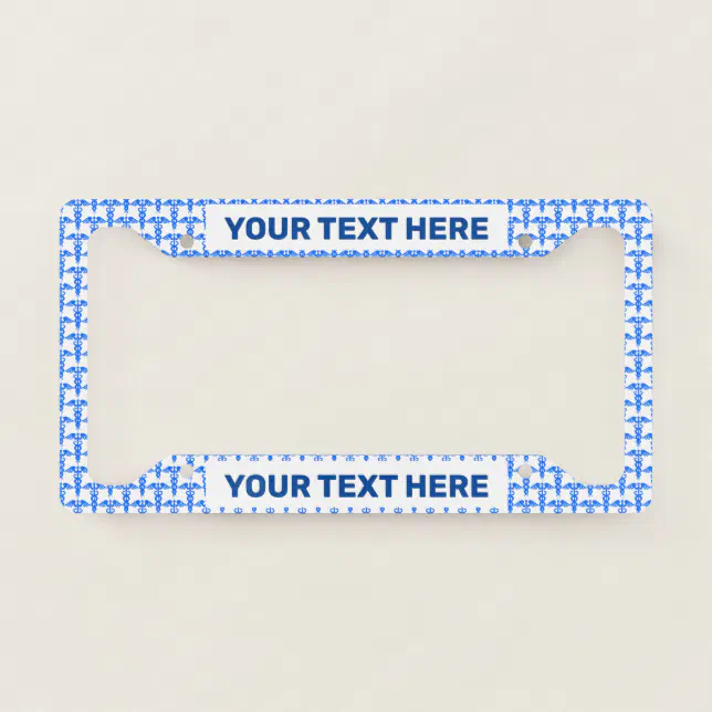 Create Your Own Doctor Medical Symbol License Plate Frame | Zazzle