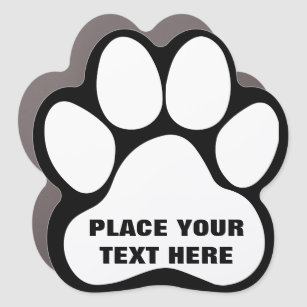 Magnet Me Up I Love My Australian Shepherd Pawprint Car Magnet Paw Print Auto Truck Decal Magnet