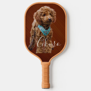 Create Your Own dog Pet Photo Custom Picture Pickleball Paddle