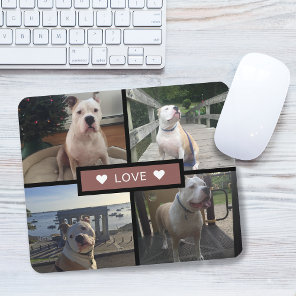 Create Your Own Dog Photo Collage Mouse Pad