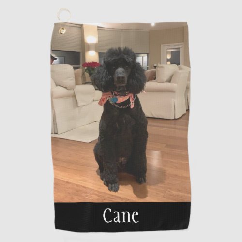 Create Your Own Dog Photo Custom Pet Golf Towel