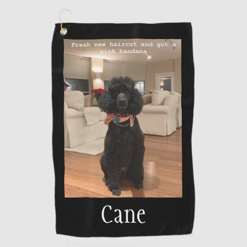 Create Your Own Dog Photo Custom Pet Golf Towel