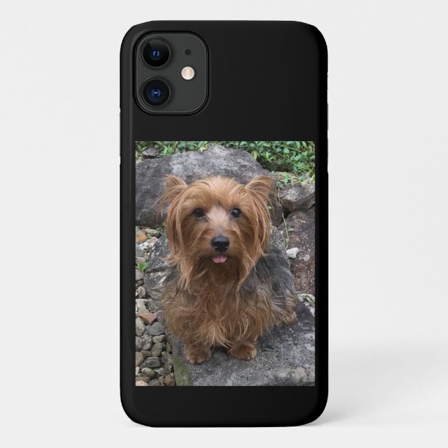 Create Your Own Dog Photo Custom Pet Puppy Case-Ma Case-Mate iPhone Case (Back)