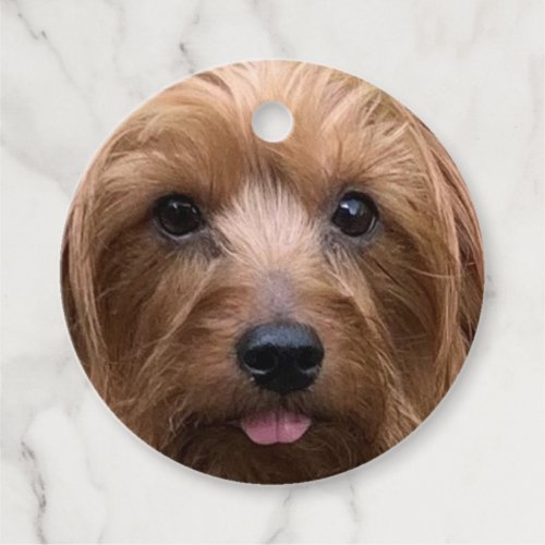 Create Your Own Dog Photo Custom Pet Puppy Favor Tags