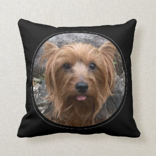 Create Your Own Dog Photo Custom Pet Throw Pillow