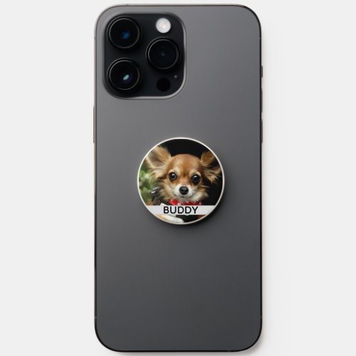 Create Your Own Dog Photo Name PopSocket