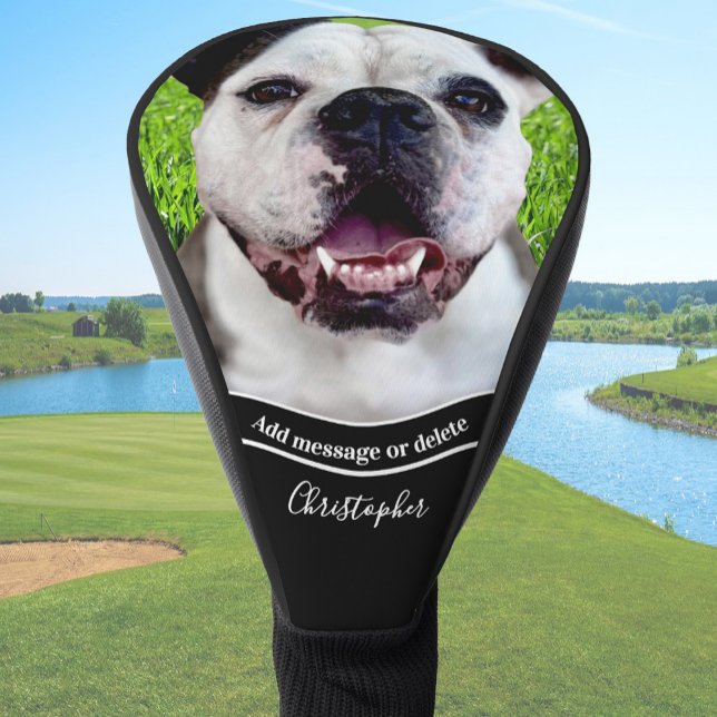 Create Your Own Dog Photo Personalized  Golf Head Cover (Creator Uploaded)