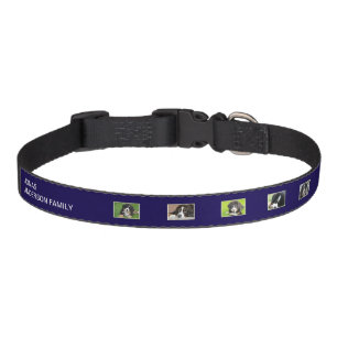 Create your own dogs photo collage name contact pet collar