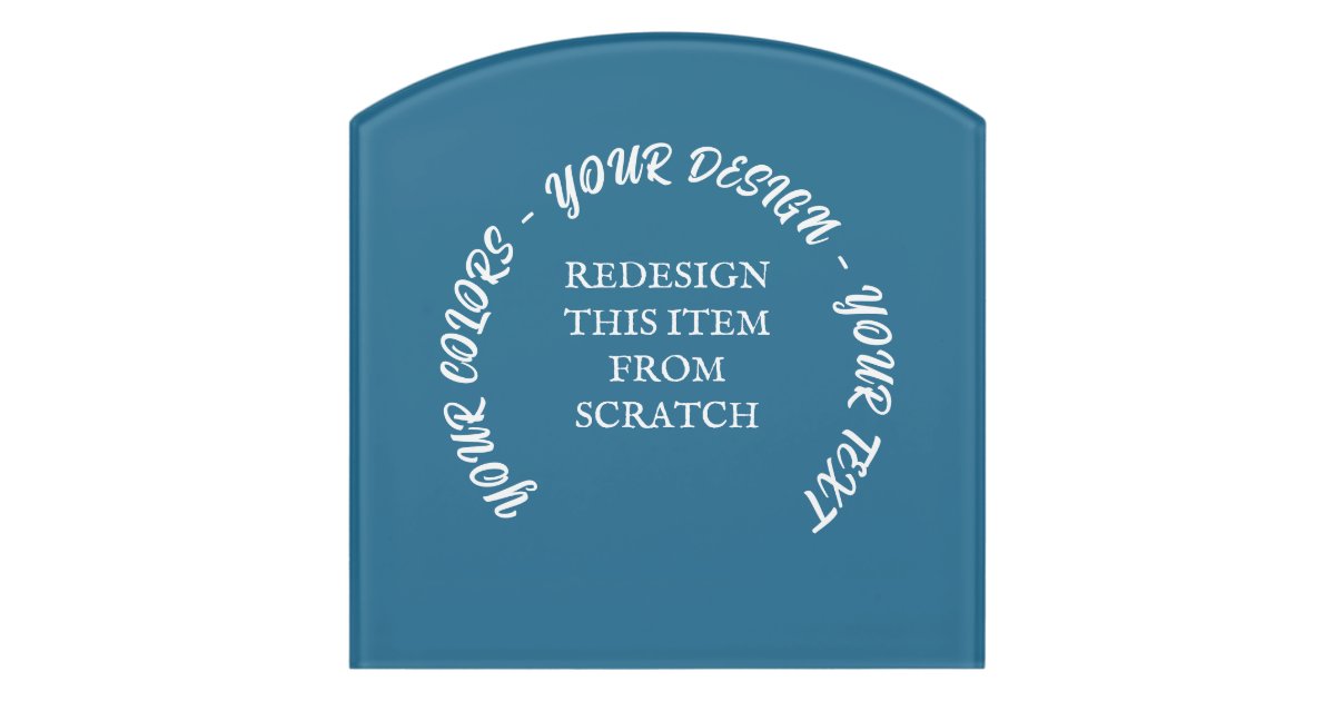 Create Your Own Door Sign | Zazzle