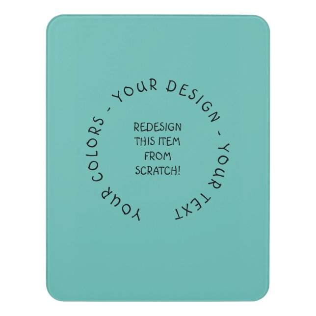 Create Your Own Door Sign (Contemporary Vert)