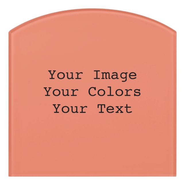 Create Your Own Door Sign (Contour Front)