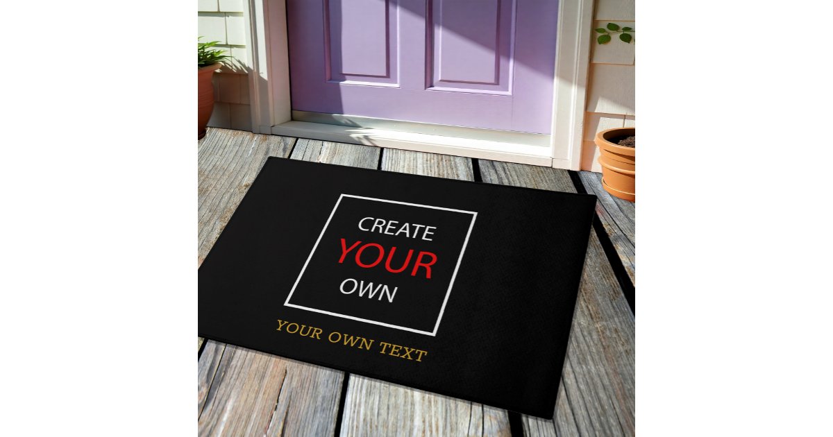 Create your own - Doormat / Photo House Mat | Zazzle