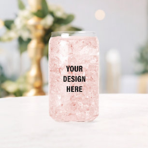Create Your Own Double Side Print Can Glass