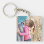 Create Your Own Double Sided 2 Photo Upload Pictur Keychain at Zazzle