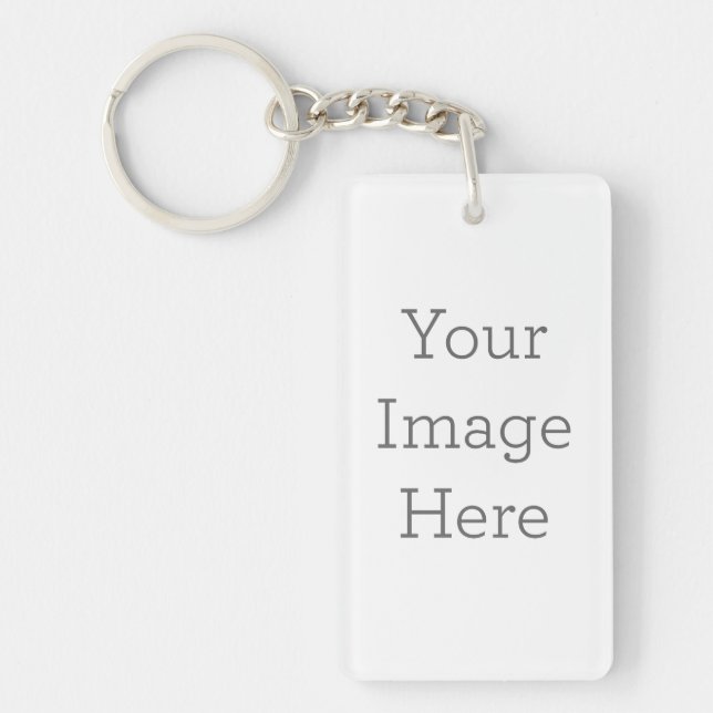Acrylic Keychain, Rectangle (double-sided) (Front)