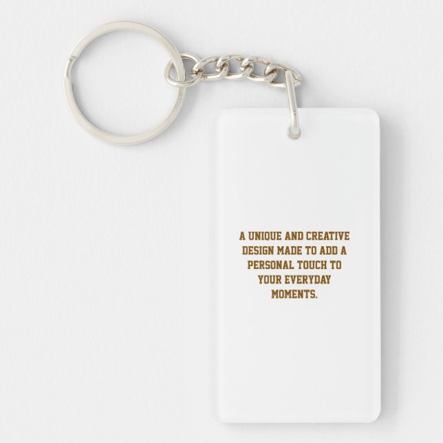 Create Your Own Double-Sided Keychain (Front)