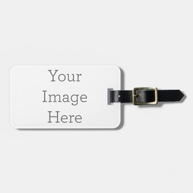 Acrylic Luggage Tag (Front Horizontal)