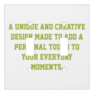 Create Your Own Double-Toggle Light Switch Cover