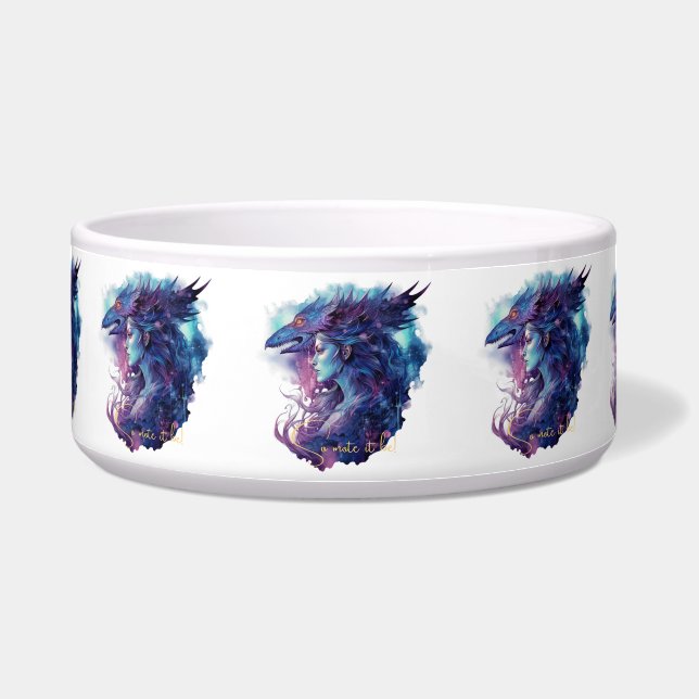 Create Your Own Dragon Goddess Bowl (Front)