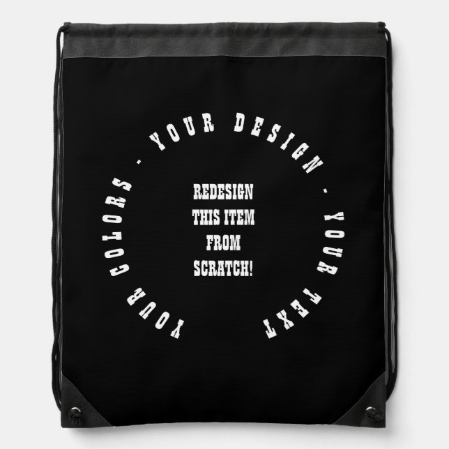 Create Your Own Drawstring Bag (Front)