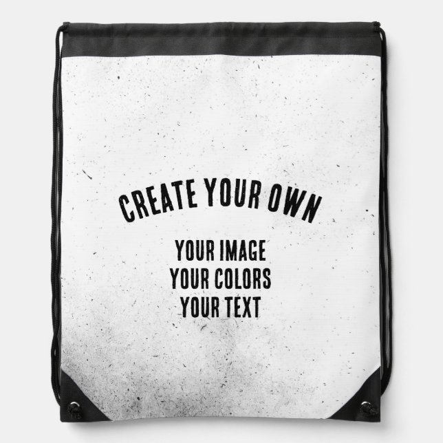 Create Your Own Drawstring Bag (Front)