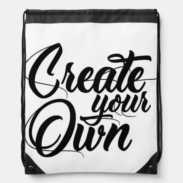 Create your own drawstring bag (Front)