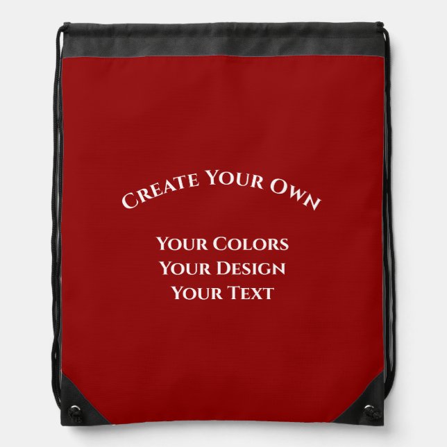 Create Your Own Drawstring Bag (Front)