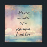 Create Your Own Dreamy Ocean Motivational Quote Magnet<br><div class="desc">Add your chosen quote to the box and create your own unique custom inspirational or motivational quote magnet. Click customize to edit font,  font size,  and text color.</div>