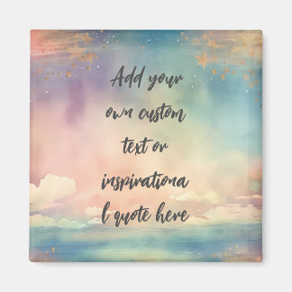 Create Your Own Dreamy Ocean Motivational Quote Magnet