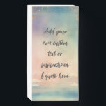 Create Your Own Dreamy Ocean Motivational Quote Wooden Box Sign<br><div class="desc">Add your chosen quote to the box and create your own unique custom inspirational or motivational quote wooden box. Click customize to edit font,  font size,  and text color.</div>