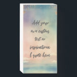 Create Your Own Dreamy Ocean Motivational Quote Wooden Box Sign<br><div class="desc">Add your chosen quote to the box and create your own unique custom inspirational or motivational quote wooden box. Click customize to edit font,  font size,  and text color.</div>