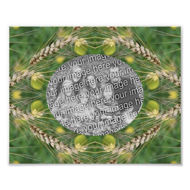 Create Your Own Dried Summer Grass Frame 8x10 Photo Print (Front)