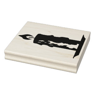 Create Your Own Dripping Pillar Candle Rubber Stamp
