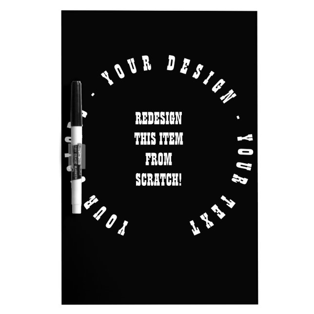 Create Your Own Dry Erase Board (Front)