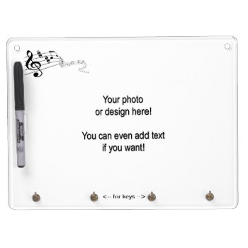 Create Your Own Dry Eraser Board With Key Hooks by KRStuff at Zazzle