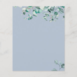 Create Your Own Dusty Blue Eucalyptus Leaves Flyer