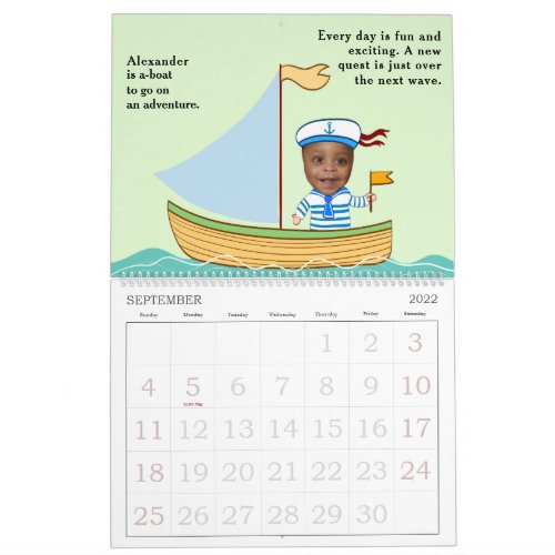 Create Your Own Easy Story Book Adventure Calendar
