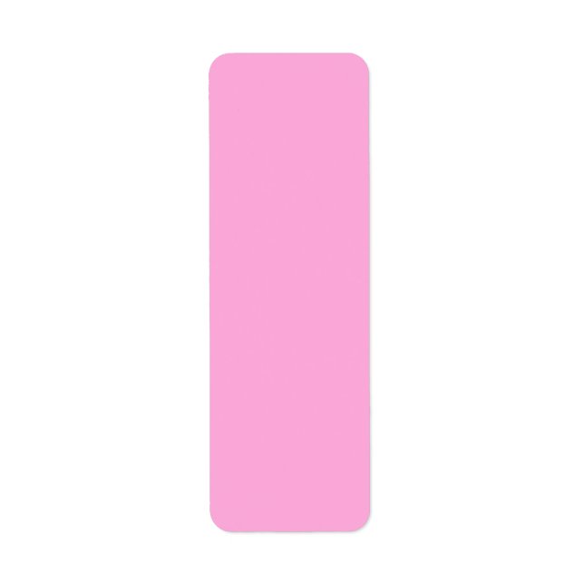 Create Your Own editable Label (Front)