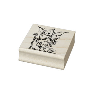 Create Your Own Elder Jerboa Traveler Rubber Stamp