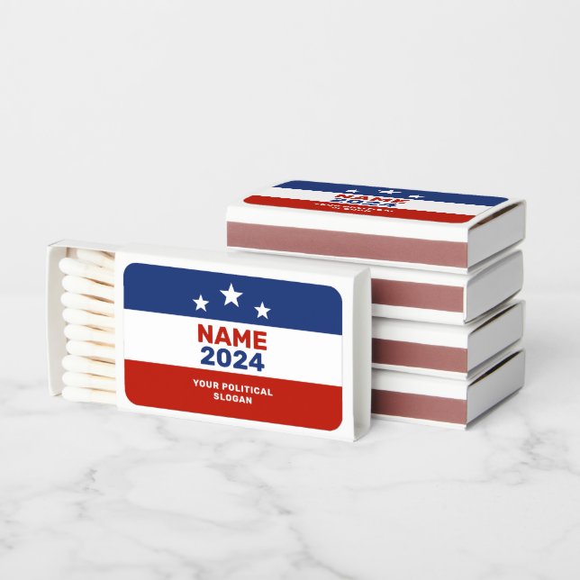Create Your Own Election Campaign Gear Matchbox Matchboxes (Stacked)