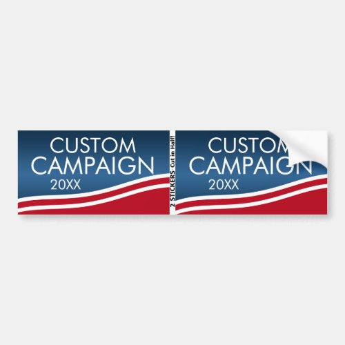 Create Your Own Election Design Bumper Sticker