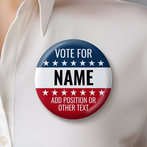 Create Your Own Election Design _ Classic Campaign Button