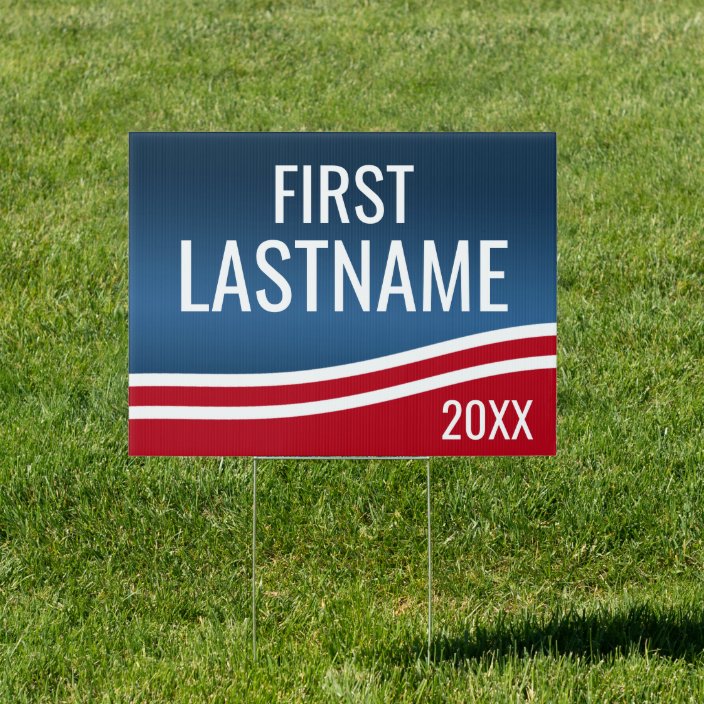 Create Your Own Election Design Yard Sign Zazzle Own Election Design Yard Sign