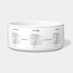 Create Your Own Elegant Black & White Cancer Bowl