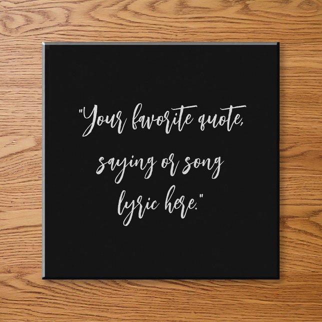 Create Your Own Elegant Calligraphy Quote  Paperweight (Creator Uploaded)