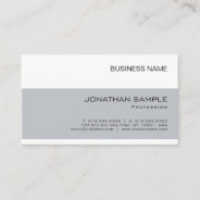Create Your Own Elegant Company Simple Plain Business Card at Zazzle