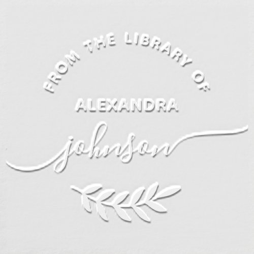 Create Your Own Elegant Custom Name Library  Embosser