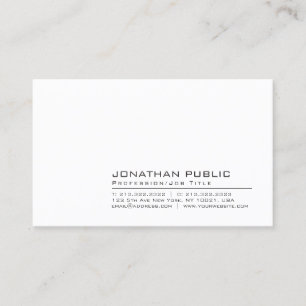 Create Your Own Elegant Design Modern Plain Business Card